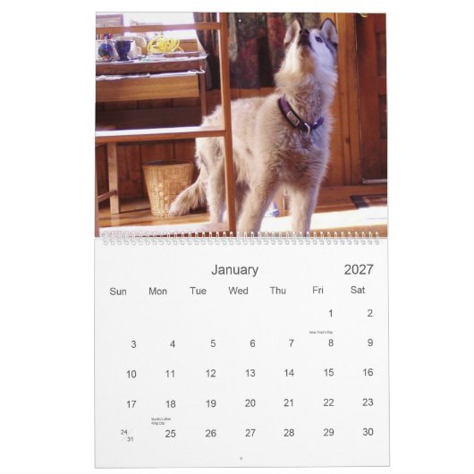 Kalender 2007 van Quinn (Jan 2027)