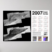 Kalender 2007 voor Kaapverdië (Mars) Poster (Voorkant)