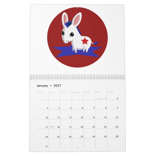 Kalender 2009 voor botermelk (Jan 2027)