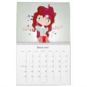 Kalender 2011 Whimsical transparantie en kleur (Mar 2027)
