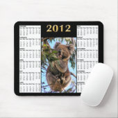 Kalender 2012 Koala Mousepad Muismat (Met muis)