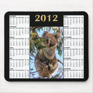 Kalender 2012 Koala Mousepad Muismat