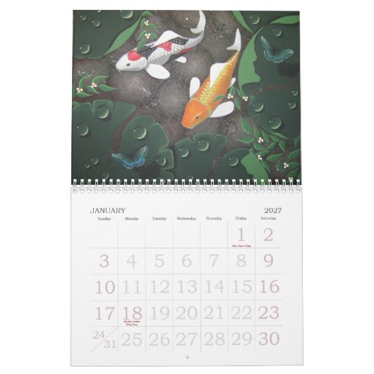 Kalender 2012 koi (Jan 2027)