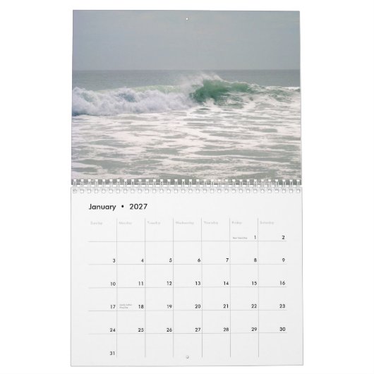 Kalender 2013 door de Zee (Jan 2027)
