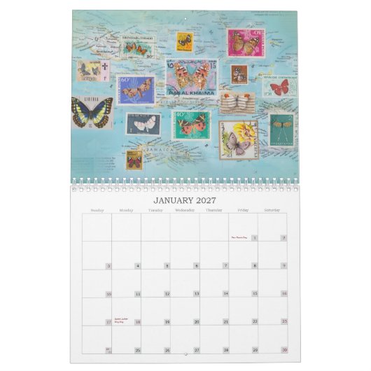 Kalender 2013 voor Butterfly (Jan 2027)