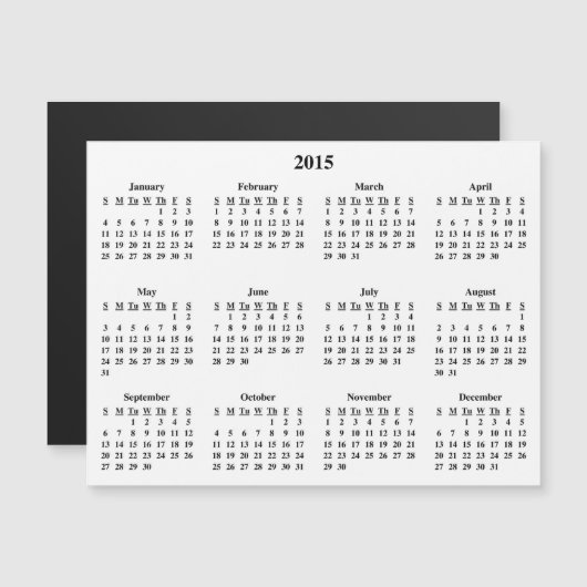 Kalender 2015 (Voorkant / Achterkant)