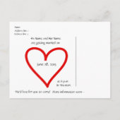 Kalender 2015 Opslaan van de datum Briefkaart (Achterkant)