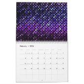 Kalender 2015 Paarse Kristal Bling Strass (Feb 2026)