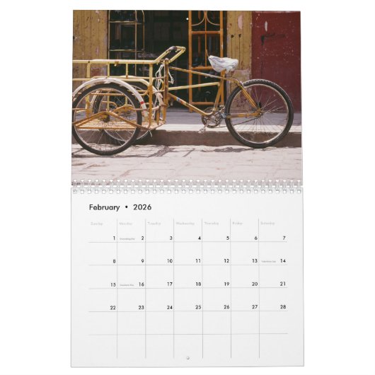 Kalender 2016 - Fietsen (Feb 2026)