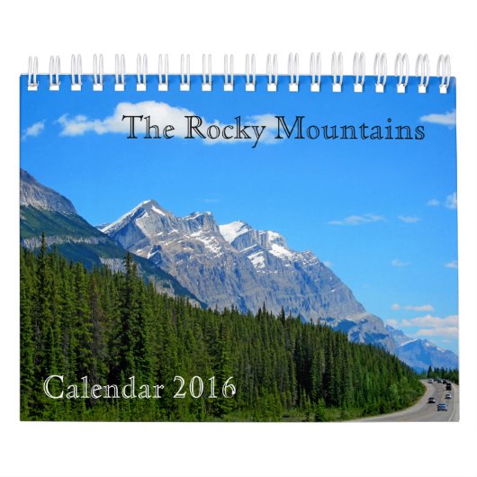 Kalender 2016 - The Rocky Mountains, Canada (Hoes)
