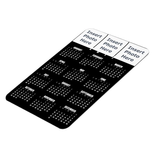 Kalender 2017 Magnet - Foto Collage Sjabloon Magneet (Linkerzijde)