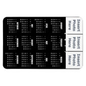 Kalender 2017 Magnet - Foto Collage Sjabloon Magneet (Horizontaal)