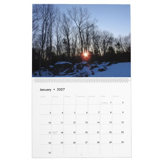 Kalender 2017 - New Hampshire Natuur van Traci Yor (Jan 2027)