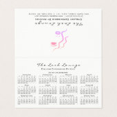 Kalender 2018 Beauty Studio Hair Styli Lashes Logo Visitekaartje (Buitenkant ongevouwen)