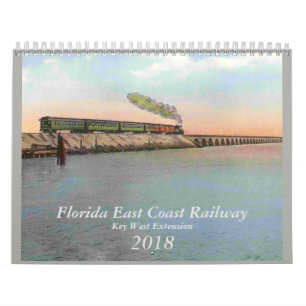 kalender 2018 Key West Railway