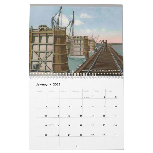 kalender 2018 Key West Railway (Jan 2026)