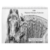Kalender 2018 voor Majestic Friesians (Hoes)