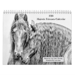 Kalender 2018 voor Majestic Friesians