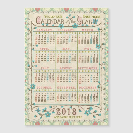 Kalender 2018 (zie beschrijving voor nieuwe versie (Voorkant)