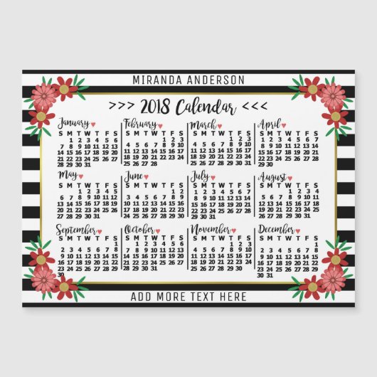 Kalender 2018 (zie beschrijving voor nieuwe versie (Voorkant)