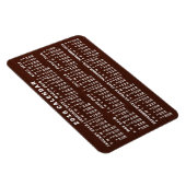 Kalender 2018 (zie beschrijving voor nieuwe versie magneet (Rechterzijde)