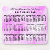 Kalender 2018 (zie beschrijving voor nieuwe versie muismat (Voorkant)