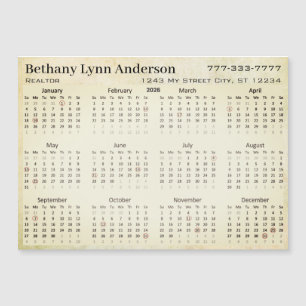 Kalender 2019: Bladeren door bladeren van de booms