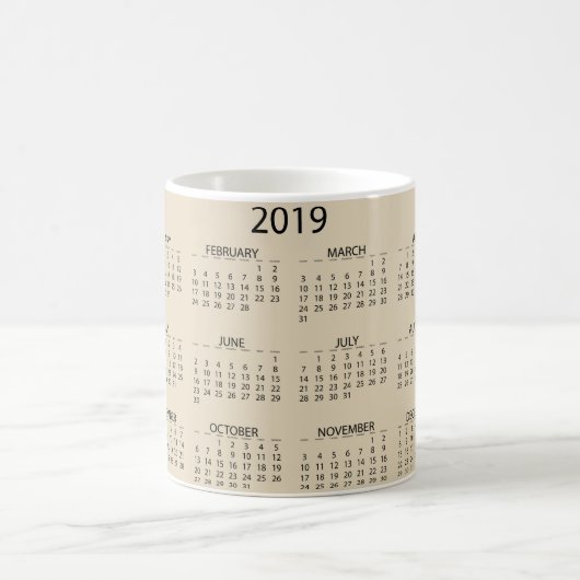 KALENDER 2019 KOFFIEMOK (Center)