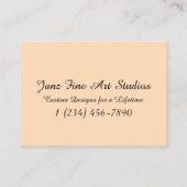 Kalender 2019 van Janz Chubby Visitekaartje (Achterkant)