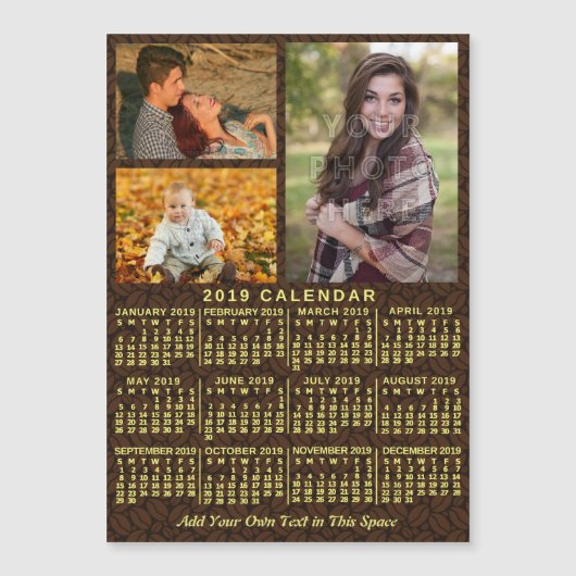 Kalender 2019 (zie beschrijving voor nieuwe versie (Voorkant)