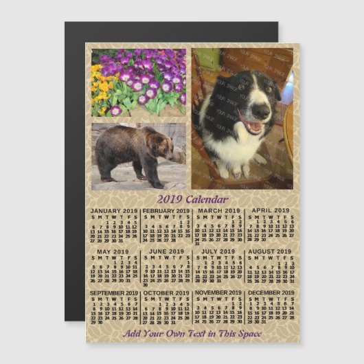 Kalender 2019 (zie beschrijving voor nieuwe versie (Voorkant / Achterkant)