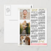 Kalender 2019 (zie beschrijving voor nieuwe versie briefkaart (Voorkant / Achterkant)