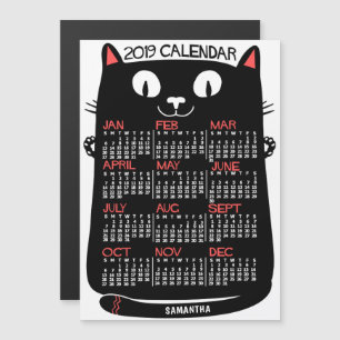 Kalender 2019 (zie beschrijving voor nieuwe versie magnetische uitnodiging