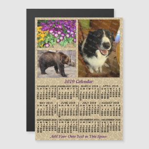 Kalender 2019 (zie beschrijving voor nieuwe versie magnetische uitnodiging
