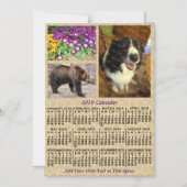 Kalender 2019 (zie beschrijving voor nieuwe versie magnetische uitnodiging (Voorkant)