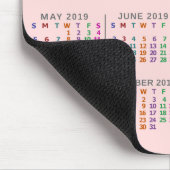 Kalender 2019 (zie beschrijving voor nieuwe versie muismat (Hoek)