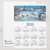 kalender 2020 feestdagenkaart (Voorkant / Achterkant)