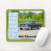 Kalender 2020 Mousepad, 1956 Chevrolet 210-auto Muismat (Met muis)
