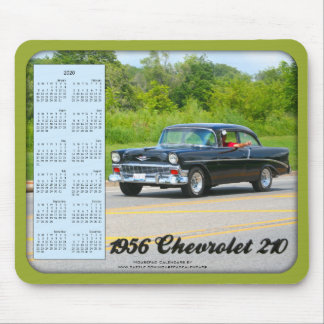 Kalender 2020 Mousepad, 1956 Chevrolet 210-auto Muismat