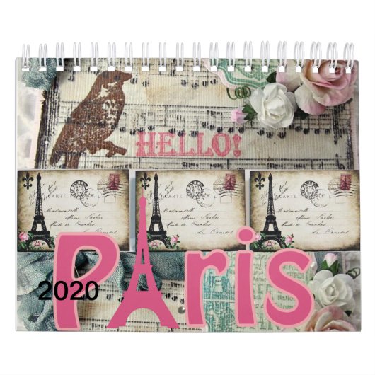 Kalender 2020 Parijs, Frankrijk Frans (Hoes)