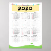 Kalender 2020 Poster (Voorkant)