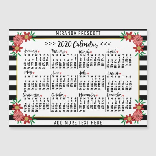 Kalender 2020 (zie beschrijving voor nieuwe versie (Voorkant)