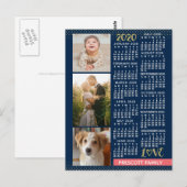 Kalender 2020 (zie beschrijving voor nieuwe versie briefkaart (Voorkant / Achterkant)