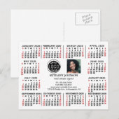 Kalender 2020 (zie beschrijving voor nieuwe versie briefkaart (Voorkant / Achterkant)