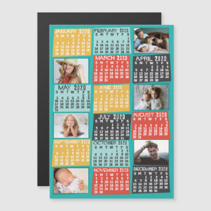 Kalender 2020 (zie beschrijving voor nieuwe versie magnetische uitnodiging