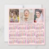 Kalender 2020 (zie beschrijving voor nieuwe versie magnetische uitnodiging (Voorkant)