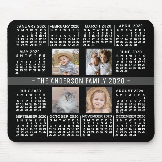 Kalender 2020 (zie beschrijving voor nieuwe versie muismat (Voorkant)