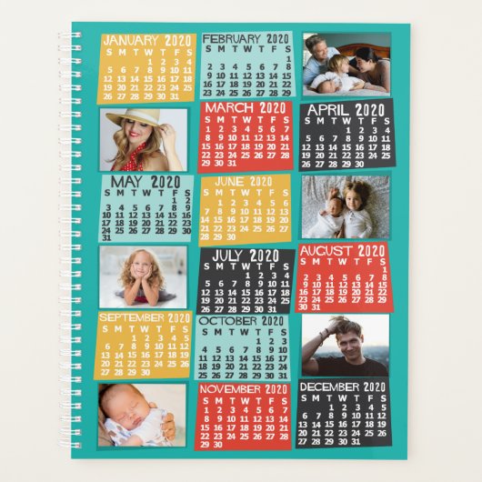 Kalender 2020 (zie beschrijving voor nieuwe versie planner (Voorkant)