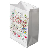 Kalender 2021 prettige kerstcadeautassen medium cadeauzakje (Achterkant Gekanteld)