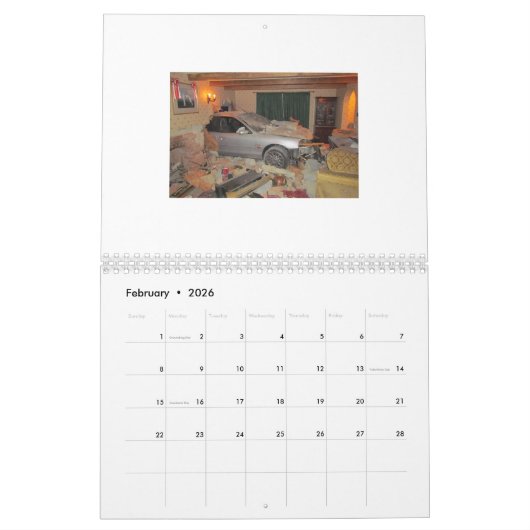 Kalender 2021 voor auto's in woningen (Feb 2026)